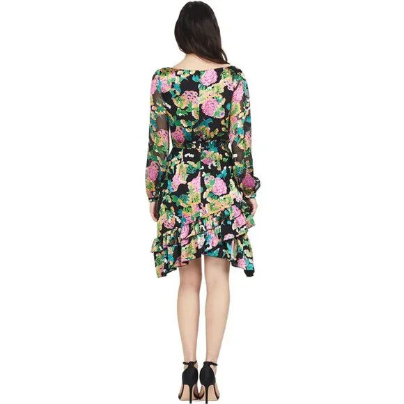 NWT Saloni Felicia Satin Mini Dress Black Multicolor Hydrangea Bold Floral 4 is available for purchase on au PAY Market - Imported Goods Online Store Co.Ltd. | au PAY Market - Online Shopping Site NWT Saloni Felicia Satin Mini Dress Black Multicolor Hydrangea Bold Floral 4 is available for purchase on au PAY Market - Imported Goods Online Store Co.Ltd. | au PAY Market - Online Shopping Site